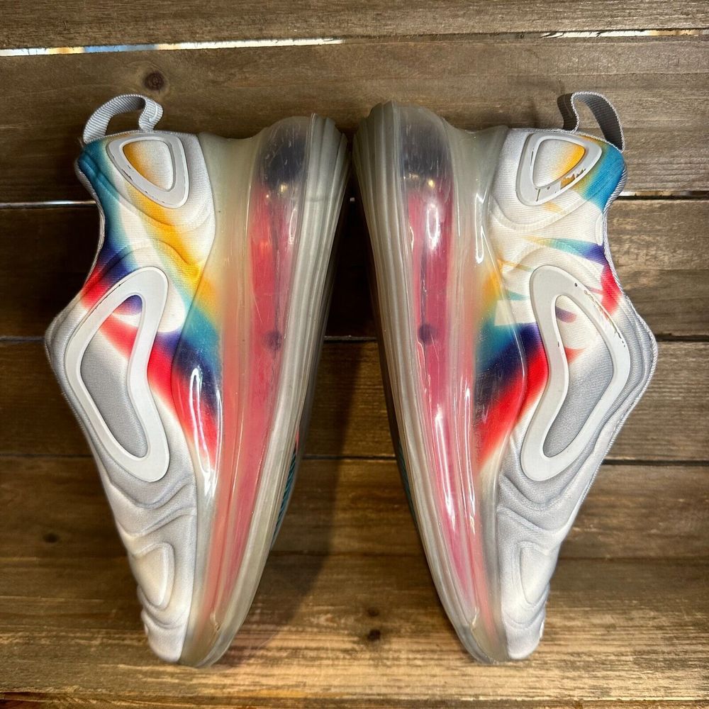 Big Kids Nike Air Max 720 Low Geology Gray Running Shoes Sneakers Size 4.5 Y GUC - Picture 5 of 7